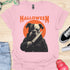 Halloween - V2 - Black and White Bulldog Face T-Shirt